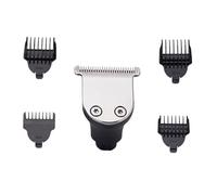 Mobestech Tête de Tondeuse à Barbe Métal 4 Sabots Réglables Compatibles Rasoir Électrique à 3 Têtes Homme Usage Domestique Solide et Résistante