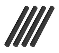 Mobestech Tiges de Graphite Conductrices 6 MM Diamètre 4 Pièces Bâtons en Carbone Résistants à la Chaleur pour Expériences Électrochimiques et Électriques en Laboratoire Industrielle