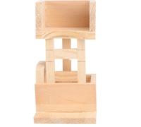 Mobestech Tour Observation Bois pour Hamster Escalade Sûr et Résistant Accessoire Ludique pour Petits Animaux Style Aléatoire