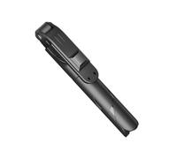 Mobestech Trépied Photo pour Téléphone Portable 1 Mètre Pliable en ABS et Alliage d'Aluminium Perche à Selfie sans Fil Multifonction pour Streaming en Direct Randonnée et Voyage