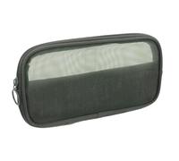 Mobestech Trousse Maquillage Voyage Transparent Maille Sac Rangement Cosmétique Volume Important Organisateur Portable pour Femmes Pochette Lavage Pratique et Stylée Vert Moyen