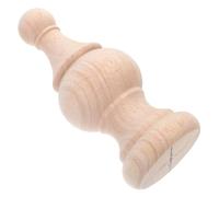 Mobestech Wooden Finials Unfinished Hardwood Decorative Spherical Tops for Bed Posts Staircase Railings and Garden Fences DIY Craft