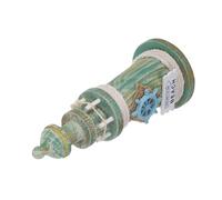Mobestech Wooden Lighthouse Ornament Coastal Nautical Tabletop Decoration for Home Living Bedroom Sea Themed Mediterranean Style Seaside Figurine