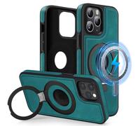 MOBESV Coque en Cuir avec Support [Logo View] pour iPhone 11 Pro 5,8 Pouces, Étui en Cuir Magnétique Compatible avec MagSafe, Housse Fin Classique et Élégant (Bleu Clair)