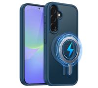 MOBESV Coque Magnétique pour Samsung Galaxy A56 5G / A36 5G, Étui Compatible avec MagSafe, Etui Translucide Mat Arrière Housse Fine Antichoc (Bleu Royal)