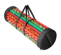 Mobi Lock Sac de Rangement Papier Cadeau d’Anniversaire - Organisateur Cylindrique avec Fermeture Éclair & Poignées Renforcées - Contient 18-25 Rouleaux - Porte-Papier Cadeau Anti-Déchirure