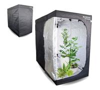 Mobiclinic®, Chambre de Culture, D'intérieur, 240x120x200cm, Growbo, Premium Mylar 97% Reflective, Hydroponique, Imperméable, Fond Amovible, Tissu Nylon épais, Structure Robuste, Grow Tent