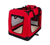 Mobiclinic, Balú, Transporteur d'animaux, Taille S, Supporte 8kg, 50x34x36cm, Pliable, Rouge