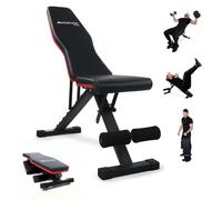 Mobiclinic®, Banc de musculation, Pliable, Supporte 120 kg, Inclinable, Réglable, FlexFit, Multifonction, Banc de musculation, Entraînement complet du corps, FlexFit, Solide et stable, Home Gym