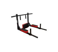 Mobiclinic®, Barre de Traction, 2 en 1, Structure Réversible pour Dips, Tractions et Abdominaux, Acier Renforcé, Coussin de Dossier et Supports Rembourrés, 4 Crochets D'ancrage, Multifonction, Q2