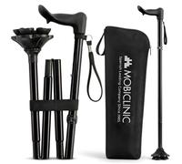 Mobiclinic®, Canne de Marche, Pliable, Réglable en Hauteur
