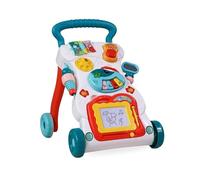 Mobiclinic®, Chariot de Marche Bébé, Avec Musique et Lumières, Vitesse Réglable, Jouets Amovibles, Master, + 6 mois, Centre d'activités Éducatives, Stable et Sûr, Multicolore