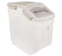 Mobiclinic®, Conteneur Croquettes Chien, Capacité 20L/8kg, Pelle et Gobelet Doseur, Fermeture Sécurisée, 23x25,5x36,5 cm, avec Roulettes, Fenêtre Transparente, Conservation de la Fraîcheur, Feedpet