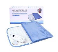 Mobiclinic®, Coussin chauffant eléctrique, Pour le dos, Très faible consommation, 6 niveaux de chaleur, Arrêt automatique, Marque européenne, Les lombaires et cervicales, 40x30