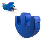 Mobiclinic®, Coussin rotatif pour personnes alitées, Anti-escarres, Poignées pour repositionnement, Forme en U, Housse lavable imperméable, Mousse, Antidérapante, 50x40,5x12 cm, 100 kg, Folk