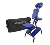 Mobiclinic, Fauteuil de Massage, Pliable, Réglable, avec Sac Transport, Supporte jusqu'à 250 kg, Polyvalent, pour Le Tatouage, La physiothérapie ou l'esthétique, Appui-tête, Leu.