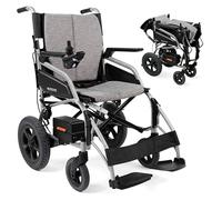 Mobiclinic®, Fauteuil Roulant Électrique, Pliable, Autonomie 10km, Frein Électronique, 24 V 5,2 Ah, Automatique et Assisté, Jusqu'à 100kg, Système Anti-basculement, Jusqu'à 6 km/h, Moteur 130W, Mara