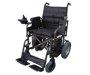 Mobiclinic, Fauteuil roulant électrique pliable léger, Modèle cenit, Marque européenne, Avec moteur pour les personnes handicapées, Noir