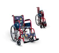 Mobiclinic, Fauteuil roulant pour enfants, Pliant, Theatre mod, Marque européenne, Accoudoirs et repose-pieds fixes, Siège de 40, 3 cm, Léger, Acier