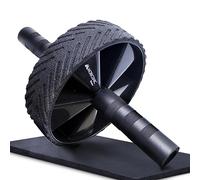 Mobiclinic®fitness, Rouleau pour abdominaux, Tapis inclus, Set d'exercices, Marque espagnole, Charge max. 150 kg, Entraînement à domicile, Pompes