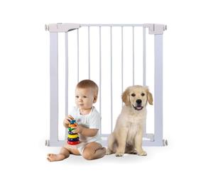 Mobiclinic® Kids, Barrière de sécurité Enfant et Animaux, Raily, Fermeture Automatique, Double Ouverture, 75 à 82 cm, Montage sans Outils, pour escaliers Portes, d'une Seule Main