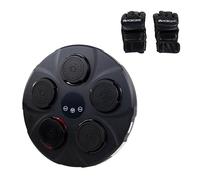 Mobiclinic®, Machine de Boxe Musicale, 9 Modes et 9 Vitesses, Connexion Bluetooth, Écran Numérique, Gants de Boxe, Lumières LED, 4H d’Autonomie, Entraînement à Domicile, MusicKangu