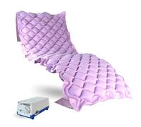Mobiclinic®, Matelas Anti-escarres à air alterné, Modèle mobi 1, avec Moteur compresseur, PVC médical ignifugé, Marque européenne, pour escarres Grade i, 130 alvéoles, Couleur Lilas