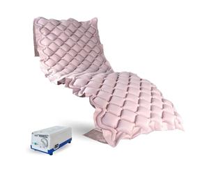 Mobiclinic® Matelas Anti-escarres à air alterné, Moteur Silencieux, Mobi 1, Télécommande, 200 x 90 7, Kit de réparation, Marque européenne, Convient aux Lits articulés, 130 cellules, Beige