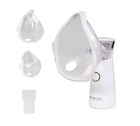 Mobiclinic®, Nebulisateur, Embout Buccal et 2 Masques, Adultes et Enfants, Étui de Transport, Silencieux, Compact, Asthme, Bronchite, Nebumobi1
