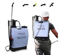 Mobiclinic®, Pulvérisateur à Pression, 16 L, Jardinage, Pression de la Pompe, 4 Buses Réglables, Léger 2 kg, Pulvérisateur, Irrigation, Lutte Antiparasitaire, Entretien des Plantes, Fumibug