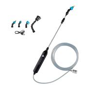 Mobiclinic®, Pulvérisateur Électrique, 3M, 4 Buses, 2 Réglages de Puissance, Autonomie de 2 à 3 h, Lance Extensible 60-85 cm, USB, Poignée Ergonomique, Irrigation et Nettoyage, Profumig