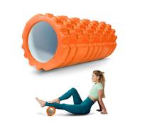 Mobiclinic®, Rouleau de massage, Fitroller, Mousse et eva, 14x33 cm, Pilates, Yoga, Étirements, Portable, Polyvalent, Pour tout le corps, 3 niveaux d'intensité