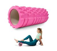 Mobiclinic®, Rouleau de massage, Fitroller, Mousse et eva, 14x33 cm, Pilates, Yoga, Étirements, Portable, Polyvalent, Pour tout le corps, 3 niveaux d'intensité