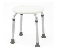 Wenko tabouret de douche, Réglable en hauteur baignoire, Capacité charge 120 kg blanc