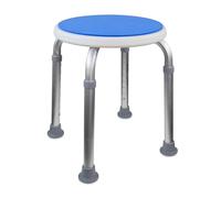 Mobiclinic®, Tabouret Salle de Bain, Embouts Antidérapants, Assise Confortable en EVA, Tabouret de Douche, Jusqu'à 100 kg, Léger et Résistant, Aluminium, Foco