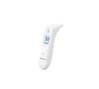 Mobiclinic®, Thermomètre Auriculaire, 7 Mémoires, Alerte Fièvre, Écran Éclairé, Embout Souple et Sûr, Arrêt Automatique, pour Enfants et Adultes, °C/°F, Thermobi1