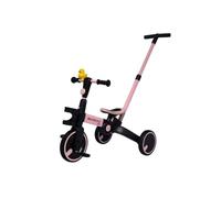 Mobiclinic®, Tricycle 5 en 1, Évolutif, De, À Ans, Guidon et siège réglables, Ultraléger, Montage Facile, Vélo draisienne, Roues Anti-crevaison, Max. 25 kg, Porte-Bouteille, Klaxon Canard, Chase