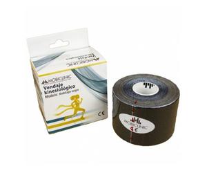 Mobiclinic Vendaje Kinesiologico Negro 5cm X5M 1ud