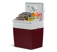Mobicool ME27 Glacière électrique 26L - 12V et 230V - Glacière de camping portable pour voiture, camping-car, camion et voyages en plein air - Réfrigération fiable pour le déplacement - Bleu