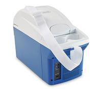 MOBICOOL MT08 glacière électrique 8 L - 12 V pour Voiture - refroidit 20 °C sous l’ambiante und Chauffe Jusqu’à 65 °C - boîte de Voyage compacte avec Porte-gobelets und Fixation Ceinture