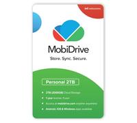 MobiDrive | 2T Personal Cloud Storage | Store, Sync, Secure and Share your Files | 1 User / 1 Year
