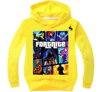 MOBIGARLAN Sweat à capuche Enfant garçon de Marque Luxe pull à imprimé FORTNITE Sweat shirt Vêtements 110 cm
