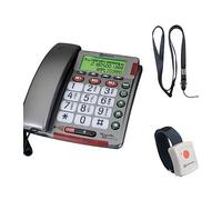 MOBIHO ESSENTIEL La FixMob 4G + amplicomms bigtel 50 - Votre combiné Fixe Devient GSM - Conviendra à Quelqu'un Qui Veut Un Appareil avec Photos Contacts directs, sos et Son Fort. Telephone DEBLOQUE.