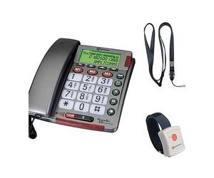 MOBIHO ESSENTIEL La FixMob 4G + amplicomms bigtel 50 - Votre combiné Fixe Devient GSM - Conviendra à Quelqu'un Qui Veut Un Appareil avec Photos Contacts directs, sos et Son Fort. Telephone DEBLOQUE.