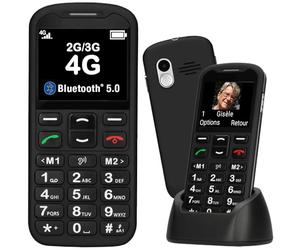 MOBIHO ESSENTIEL NOUV 04/2024 - Le Classic Initial désormais en 4G : dépendance, Perte d'autonomie. Stop ERREURS MANIP et appels pub, SOS, Alerte Bat Faible, Main Libre Auto, Photo-Contact...