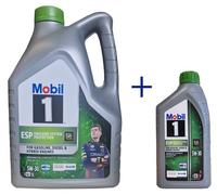 Mobil 1 ESP 5W 30 5+1 Litres VW 50400 50700 Huile Moteur