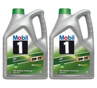 Mobil 1 Esp x2 0W-20 5L + 5L=10L Huile Porsche C20 Autorisation 10 Litre
