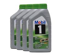 MOBIL 1 Esp X2 0W-20 Huile Dexosd, MB 229.71, VW 50800 ,VW 50900, 4x1 Litre