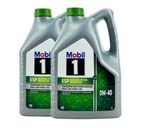 MOBIL 1 Esp X4 0W-40 Huile Porsche A40, C40, VW 511 00, MB 229.51, 2x5 Litre