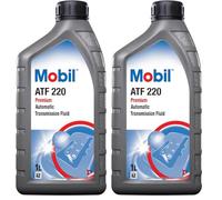 MOBIL ATF 220 Huile de Transmission Automatique et Directions assistées, 1L (Lot de 2)